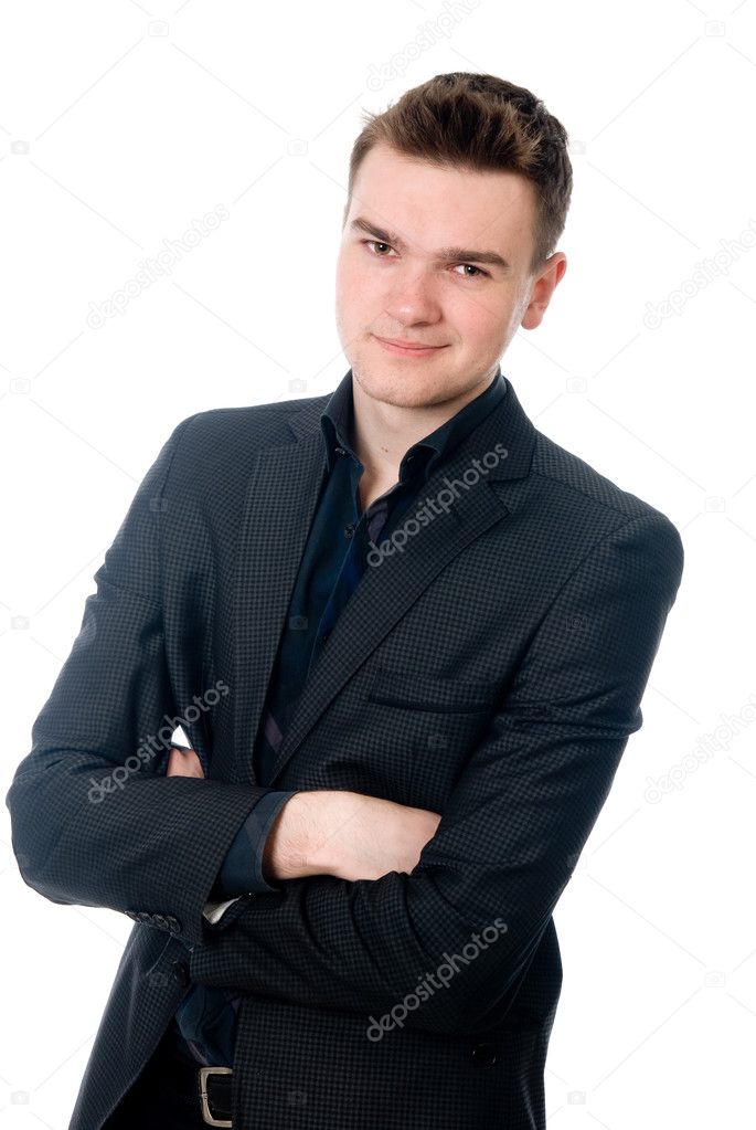 Portrait of a smiling young businessman