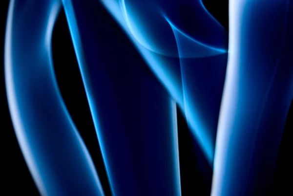 Big blue columns of smoke — Stock Photo, Image