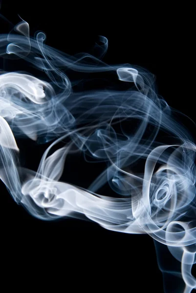 Abstract smoke in black background — Stock Photo, Image