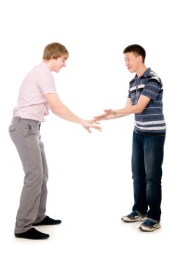 elinde iki öğrenciler başarılı hit