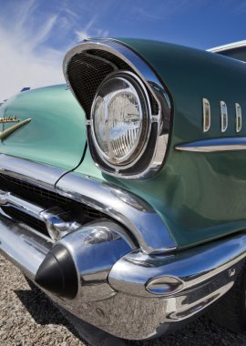 Old Chevy headlight detail clipart