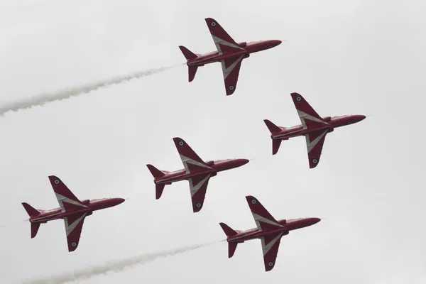 Aerobatic team in formatiion — Stock Photo, Image