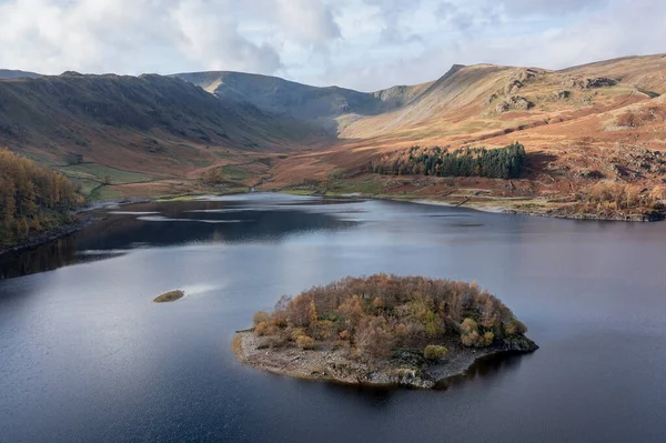 Haweswater Mirando Hacia Riggindale Riggindale Beck —  Fotos de Stock