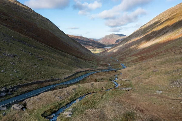 Kirkstone Pasar Distrito Lago Mirando Hacia Brotherswater —  Fotos de Stock