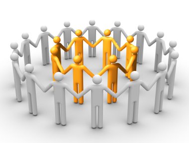 Group of People clipart