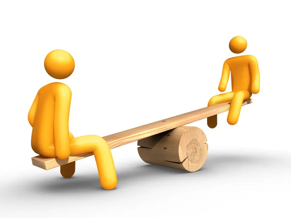 Seesaw — Stock Photo, Image