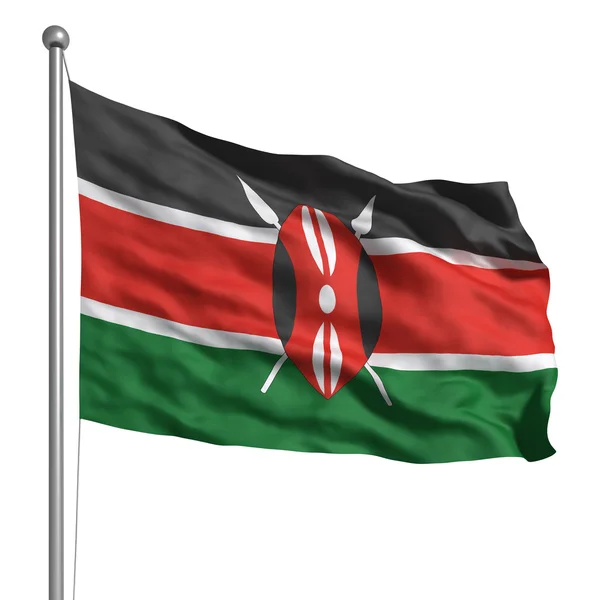 केनियाचा ध्वज — स्टॉक फोटो, इमेज