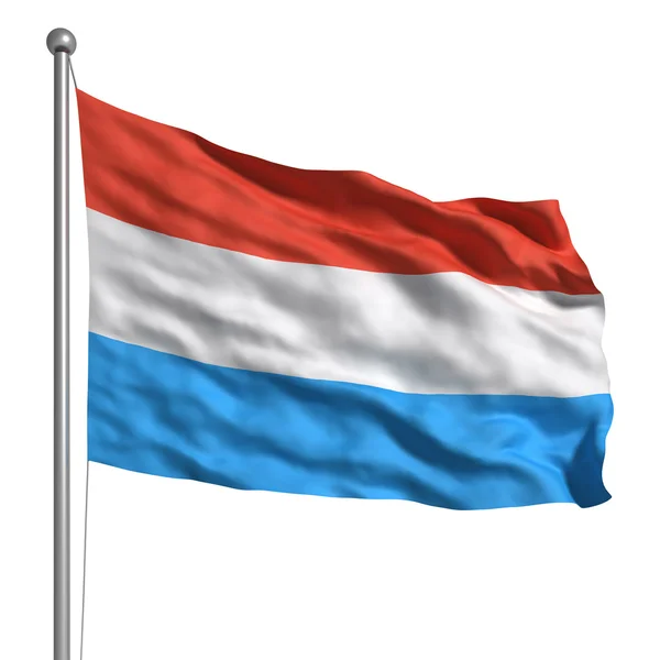 Bandera de Luxembourg — Foto de Stock