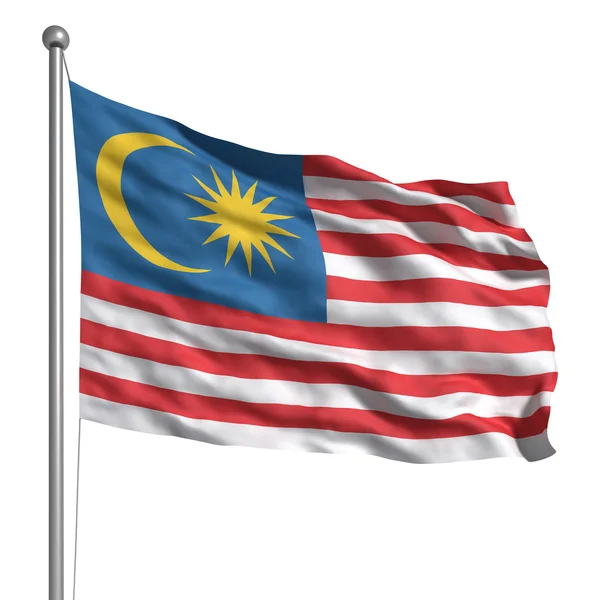 Bandera Malezji — Zdjęcie stockowe