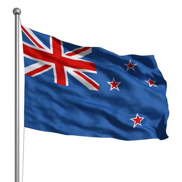 Bandera de la nueva ZELANDA — Foto de Stock