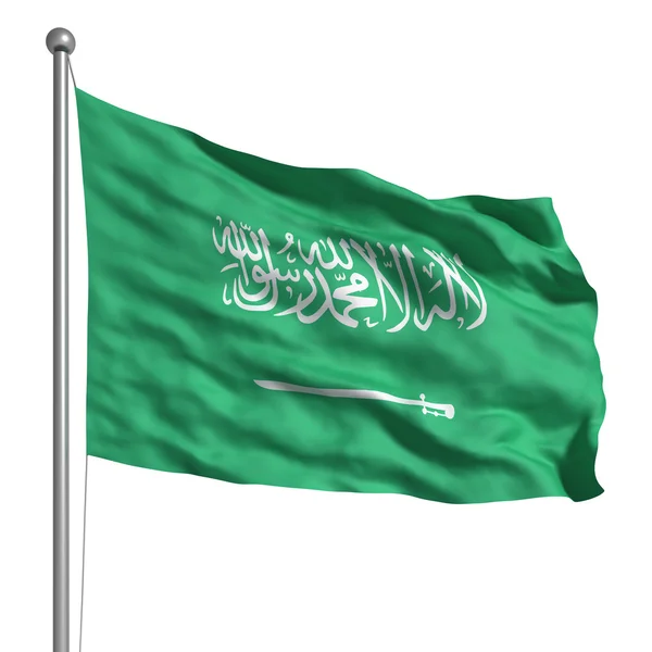 Zászló Szaúd-Arábia — Stock Fotó