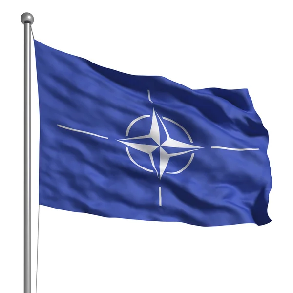 Bandeira da NATO Fotografias De Stock Royalty-Free