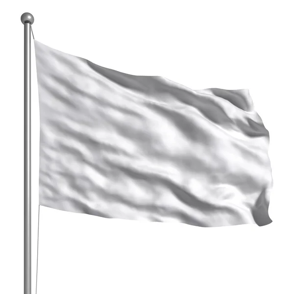 Bandeira branca Fotografias De Stock Royalty-Free