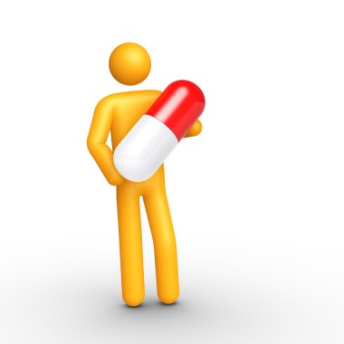 sopa şekil holding hap