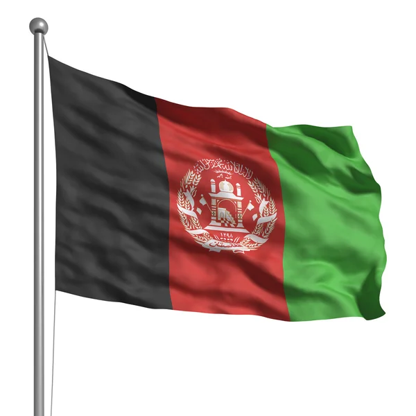Afganistan bayrağı — Stok fotoğraf