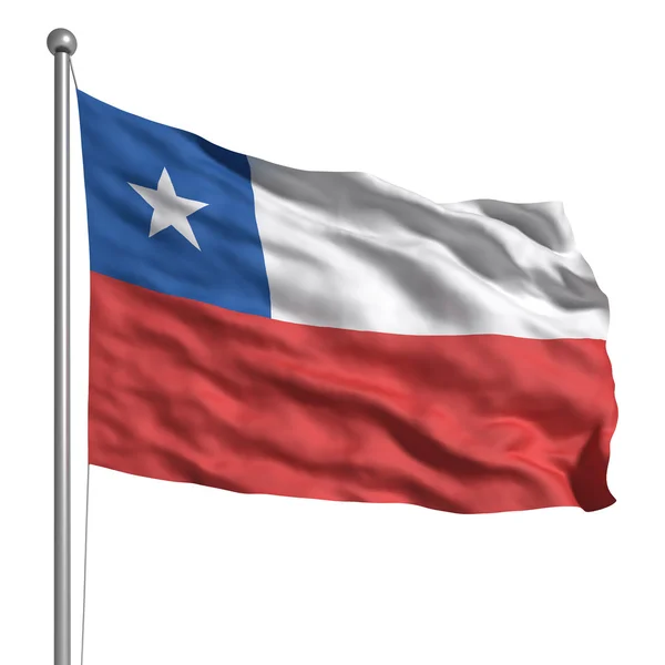 Bandeira do Chile — Fotografia de Stock