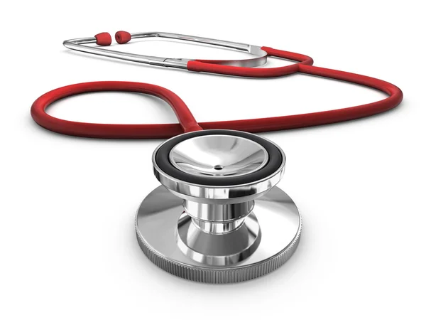 Red Stethoscope — Stock Photo, Image