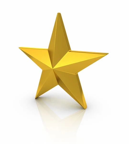 Brushed Gold Star Stock Photo by ©ayzek 29980635