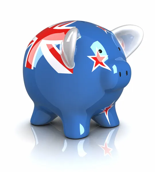 Piggy Bank - Nueva Zelanda —  Fotos de Stock