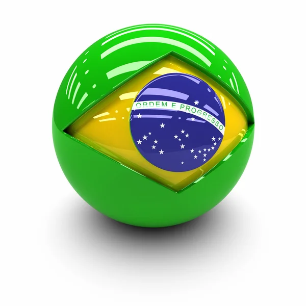 Bandera de Brasil — Foto de Stock