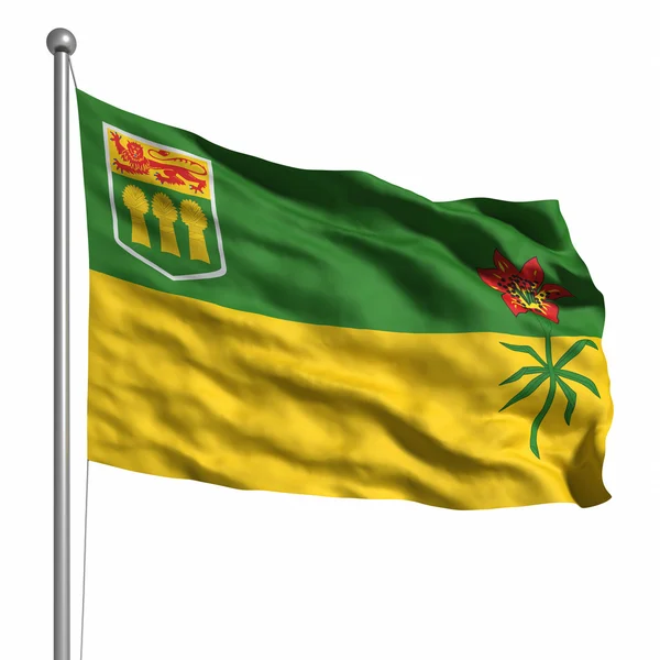 サスカチュワン州の旗 — ストック写真