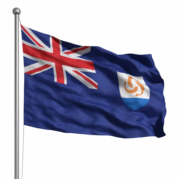 Bandeira de anguilla — Fotografia de Stock