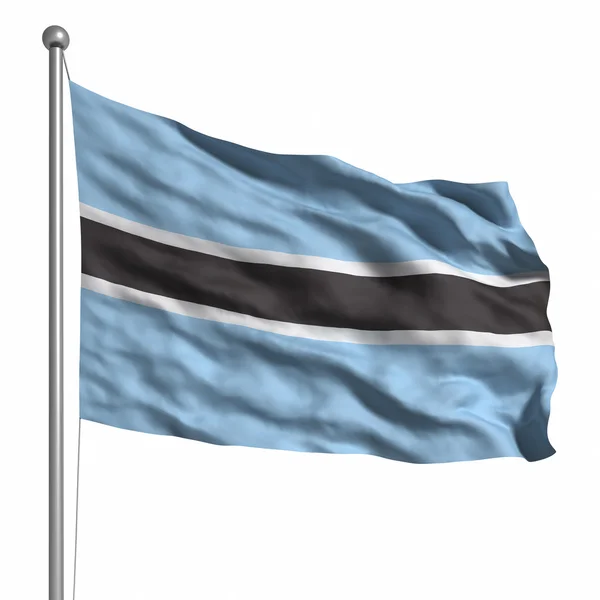 Bandera de Botswana —  Fotos de Stock