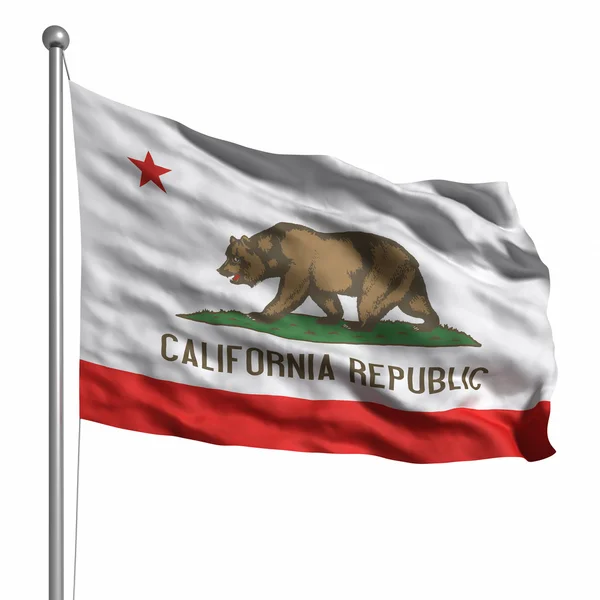 Bandera de California — Foto de Stock