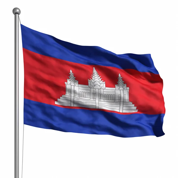 Флаг Камбоджи — стоковое фото