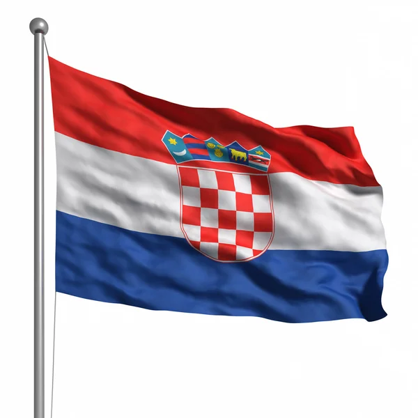 Σημαία της Κροατίας — Φωτογραφία Αρχείου