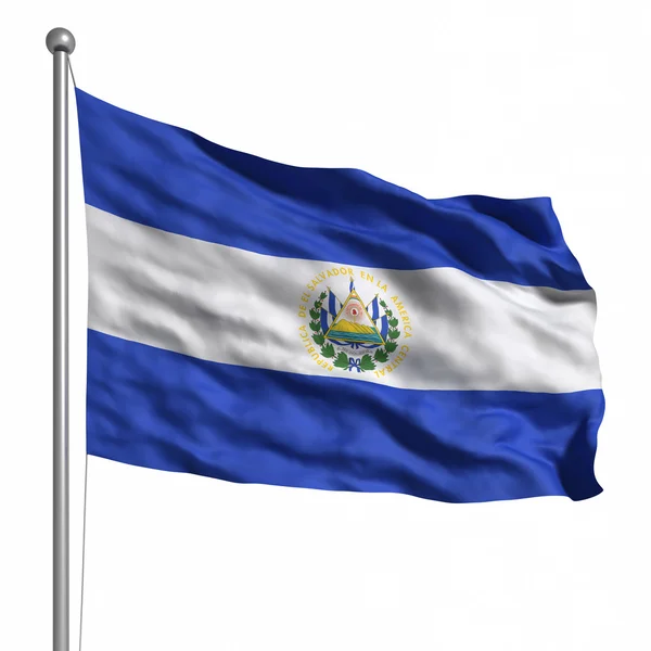 Vlag van El Salvador — Stockfoto