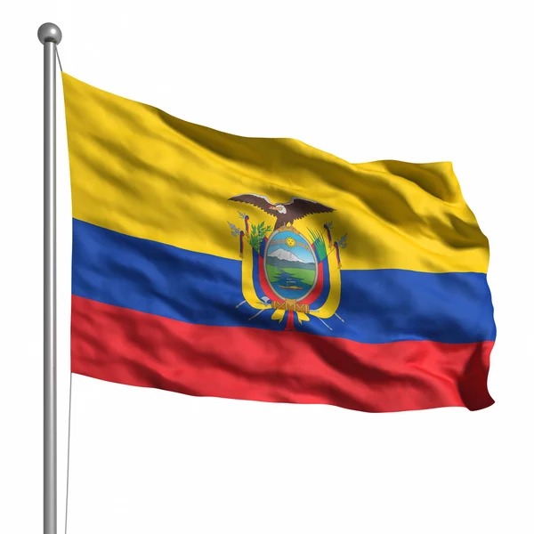 Flagge Ecuadors — Stockfoto