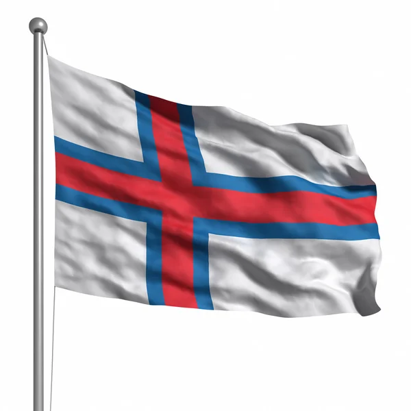Bandeira das Ilhas Faroé — Fotografia de Stock