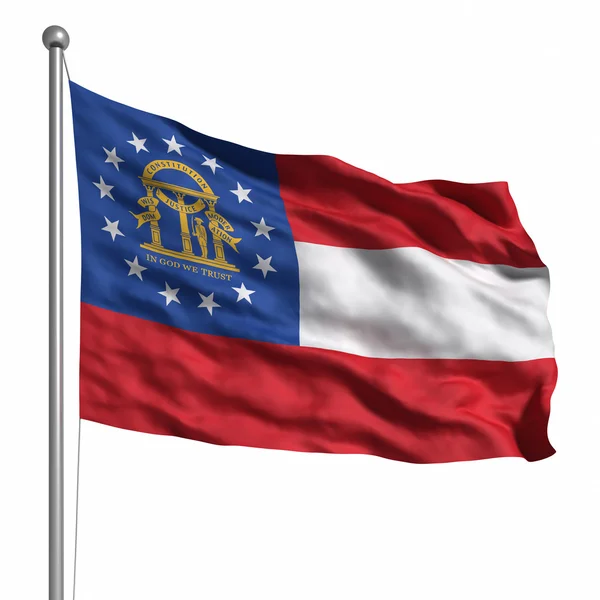 Vlag van georgia — Stockfoto