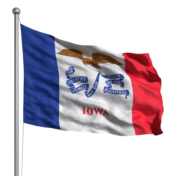Bandiera dell'Iowa — Foto Stock