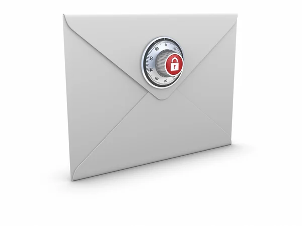 Conceito Secure Mail — Fotografia de Stock