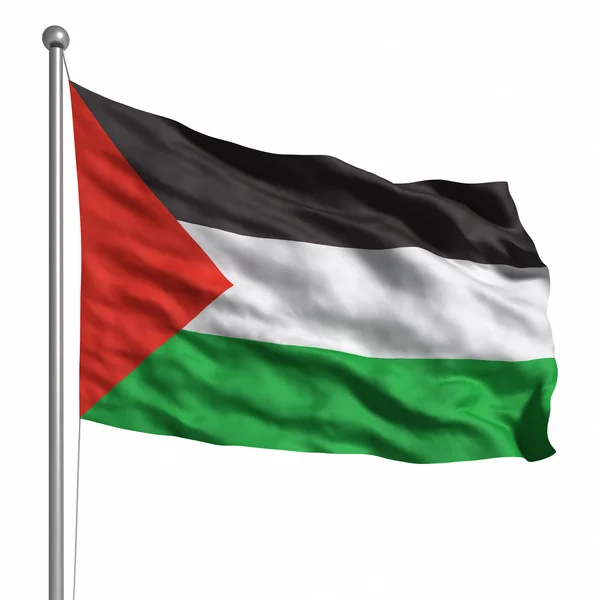 Vlag van Palestina. — Stockfoto