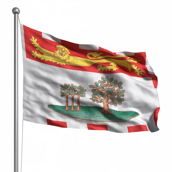 Vlajka ostrova prince Edwarda — Stock fotografie