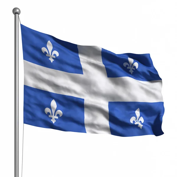 Flag of Quebec — Stock Photo, Image