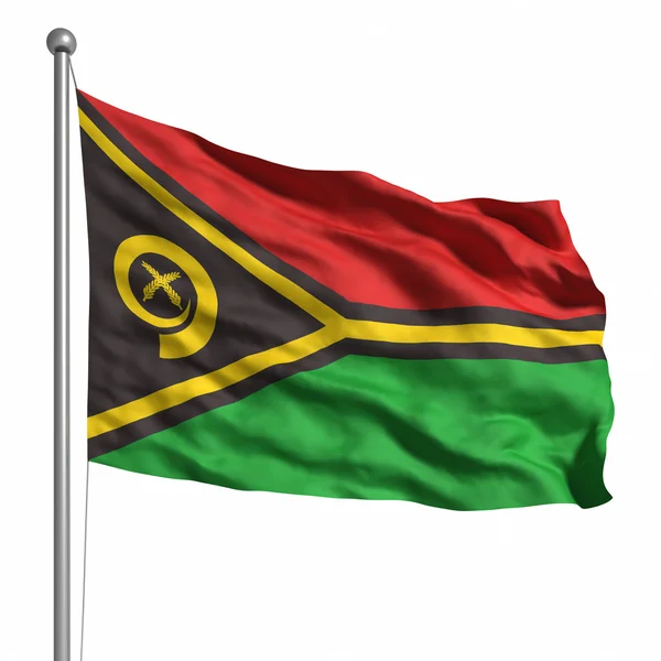 Flagge von vanuatu — Stockfoto