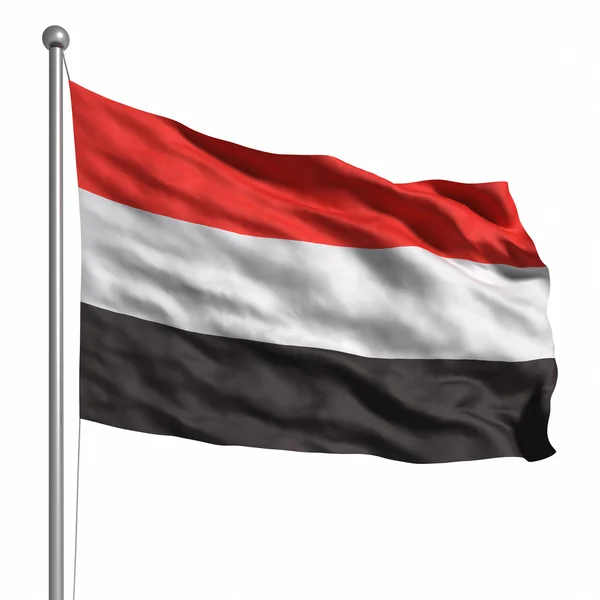 Bandera de Yemen — Foto de Stock