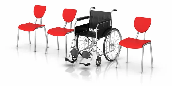 Silla de ruedas - Concepto de individualidad — Foto de Stock