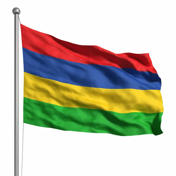 Flagge von mauritius — Stockfoto