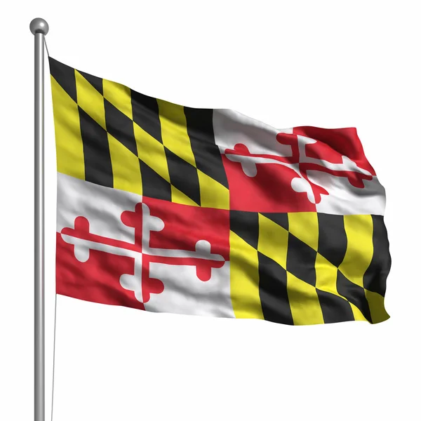 Bandeira de Maryland — Fotografia de Stock