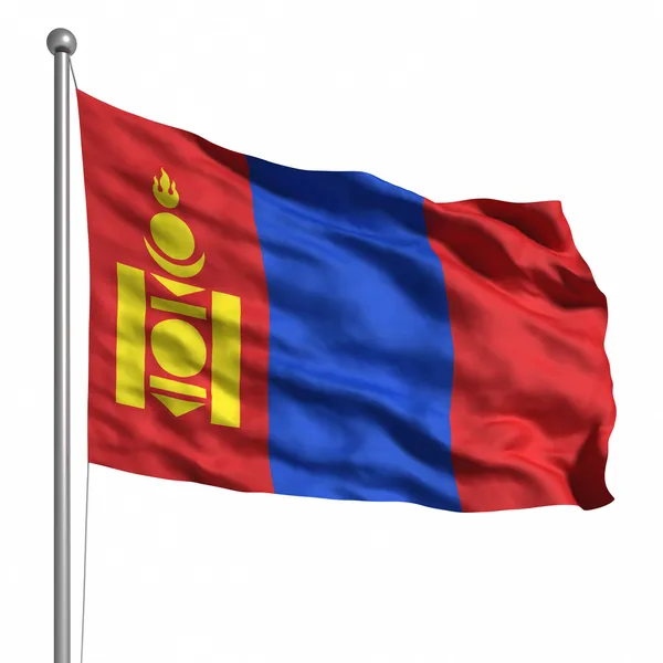 Bandera de Mongolia — Foto de Stock