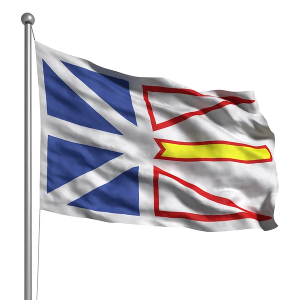 Vlajka Newfoundlandu a Labradoru — Stock fotografie