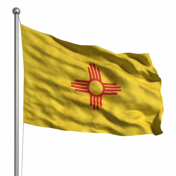 Flagga i new mexico — Stockfoto