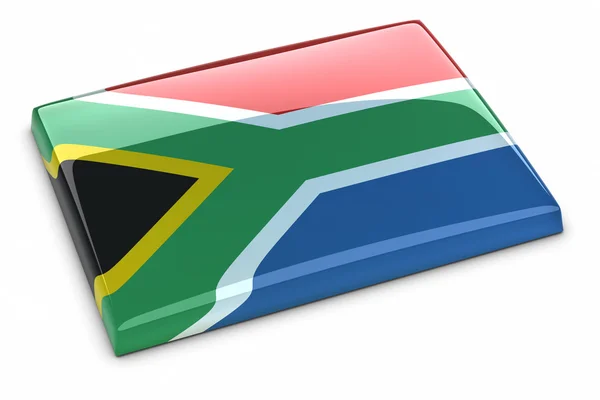 Etelä-Afrikan lippu — kuvapankkivalokuva
