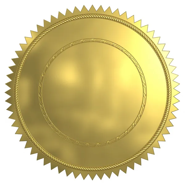 Gold Seal — Stock Photo, Image