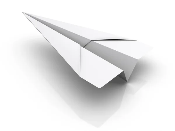 Papírové letadlo — Stock fotografie